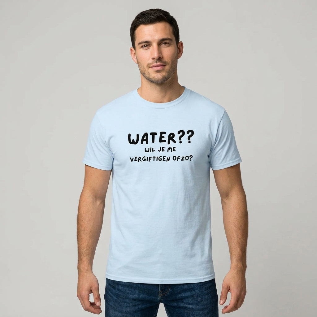 SILKZ®STUDIOS''Water'' grappige unisex t-shirt