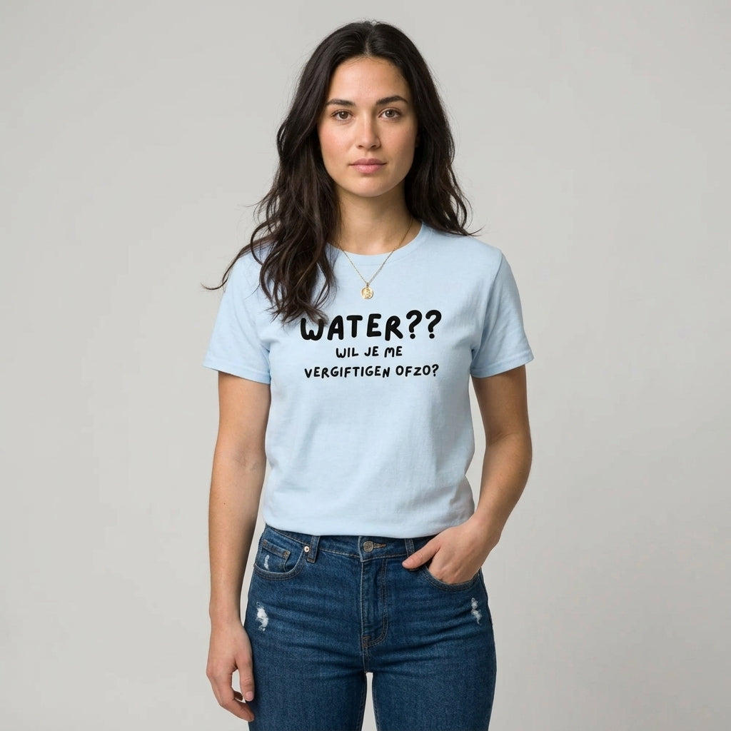 SILKZ®STUDIOS''Water'' grappige unisex t-shirt