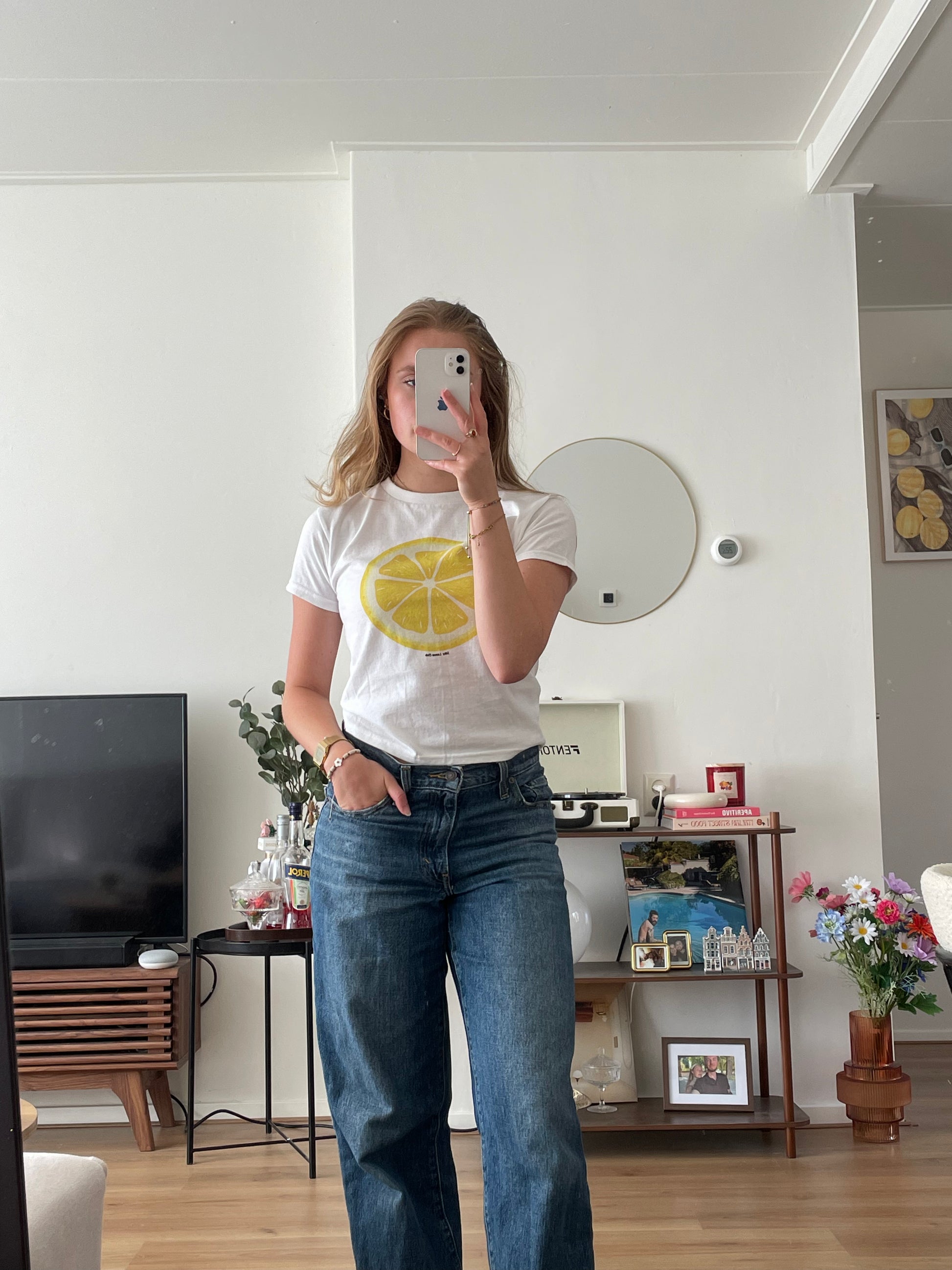 ''LEMON'' BABY TEE