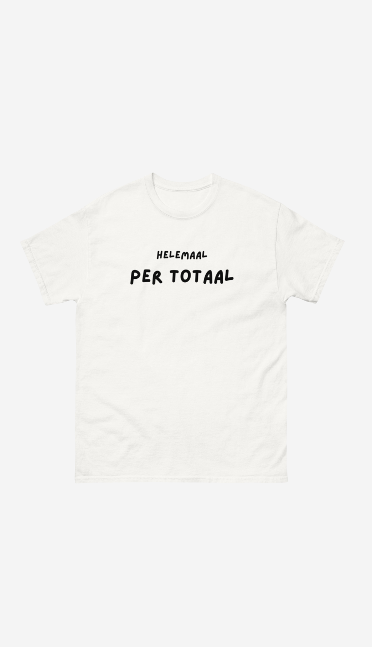 Helemaal per totaal unisex t-shirt