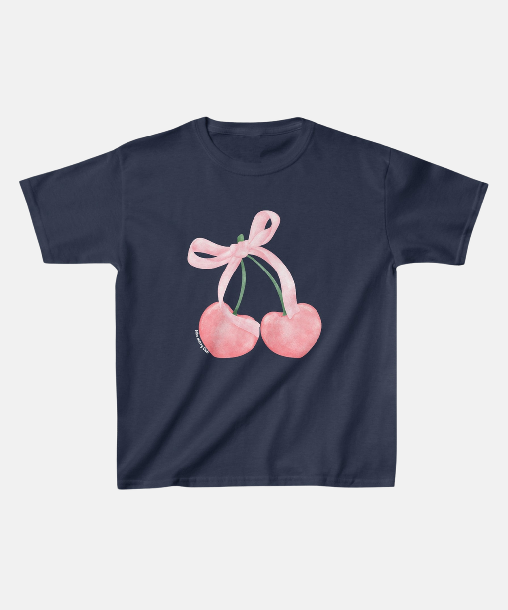 ''CHERY BOW'' BABY TEE