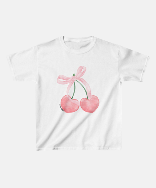 ''CHERY BOW'' BABY TEE