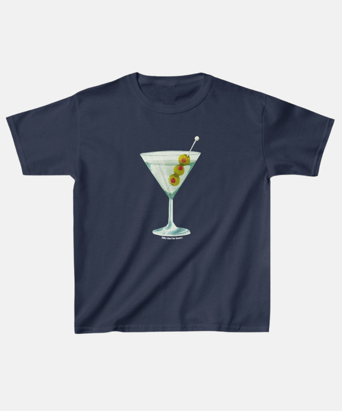 ''MARTINI LOVERS'' BABY TEE
