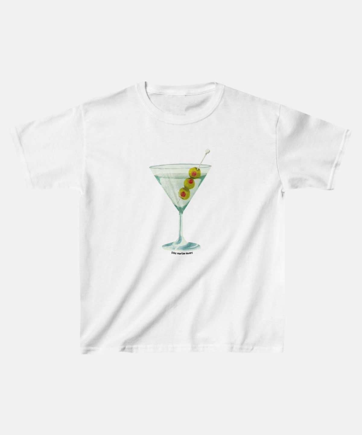 ''MARTINI LOVERS'' BABY TEE