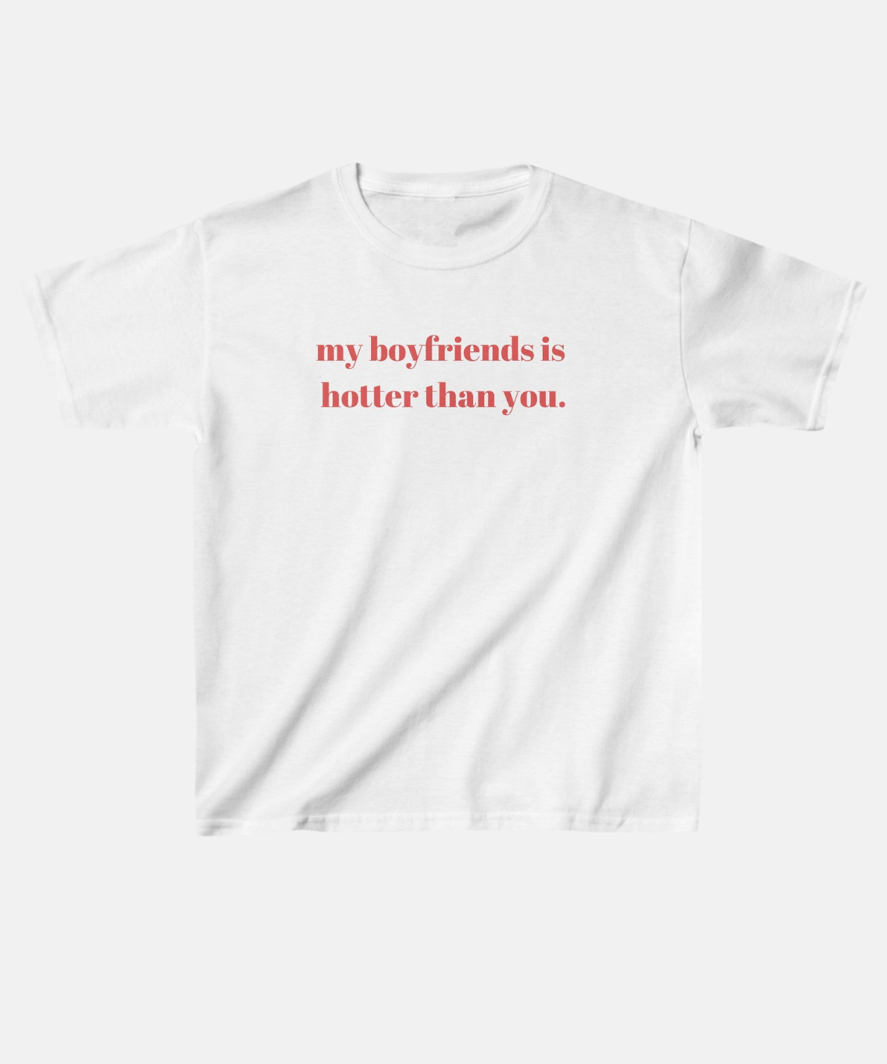 ''HOTTER THAN YOU'' BABY TEE