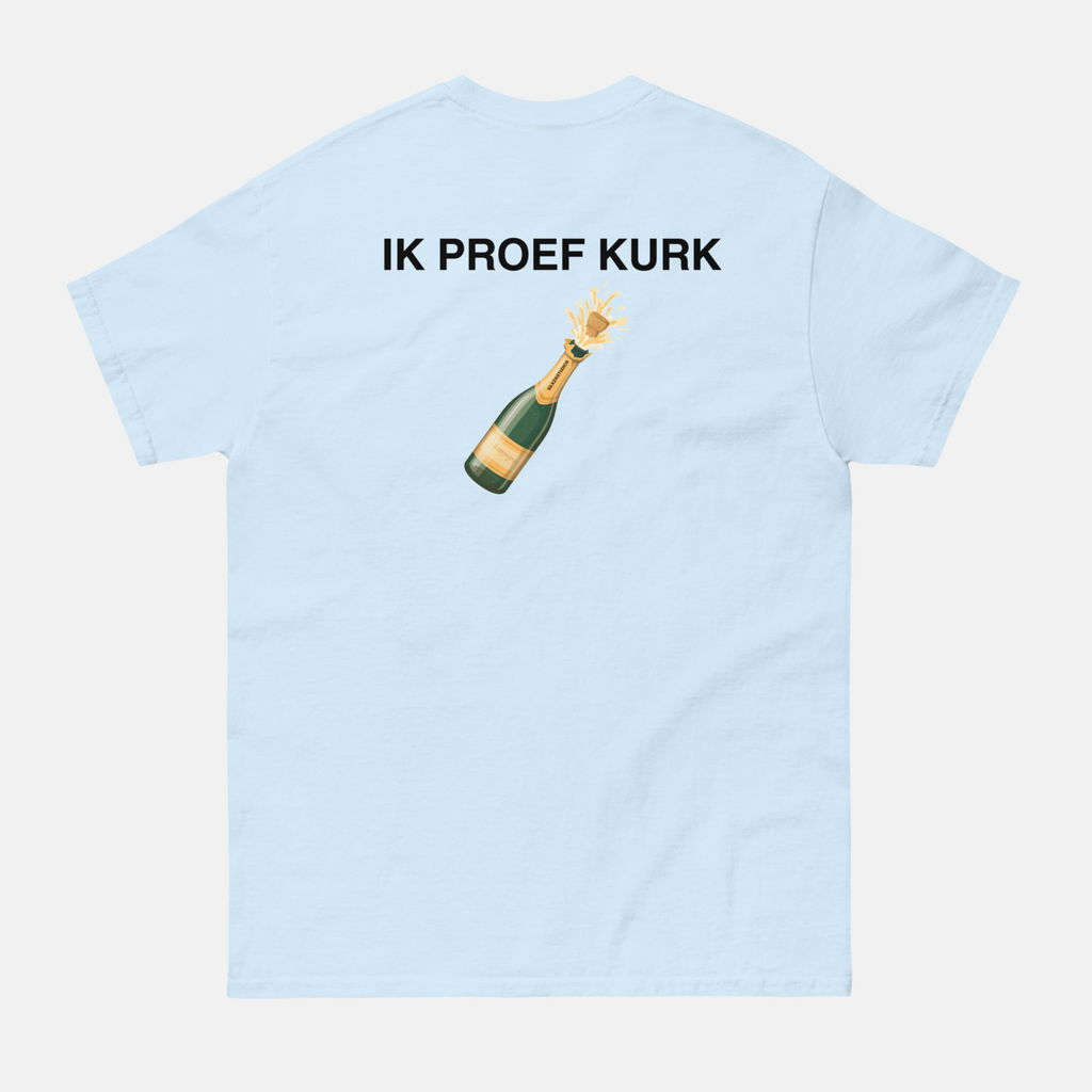 Proef Kurk Backprint T-shirt Unisex