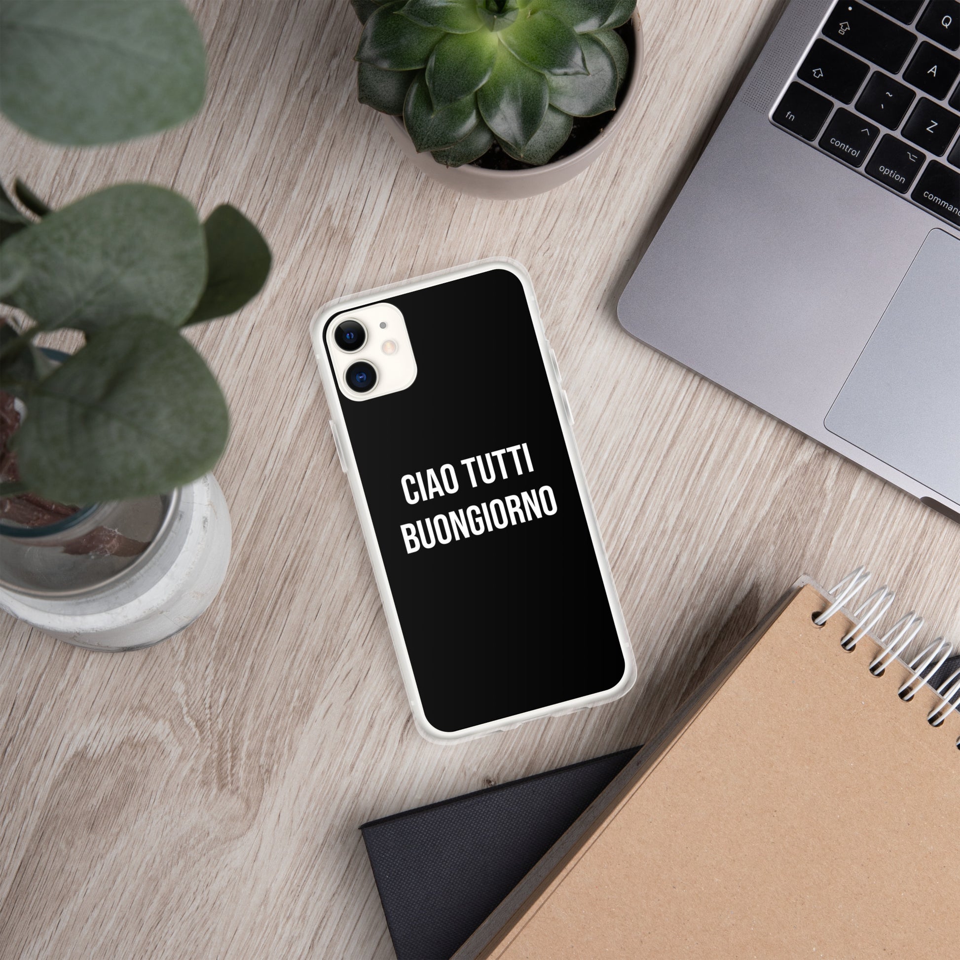Ciao Tutti telefoonhoesje Iphone Zwart