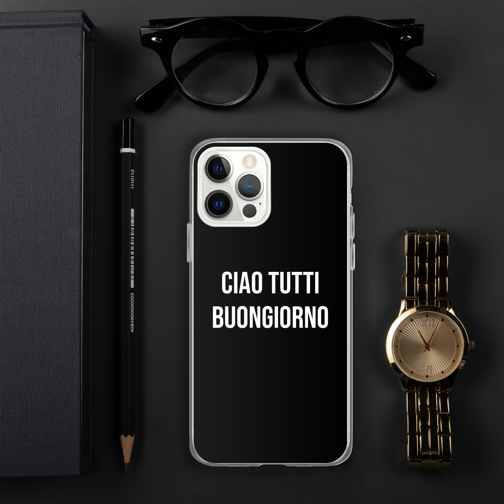 Ciao Tutti telefoonhoesje Iphone Zwart
