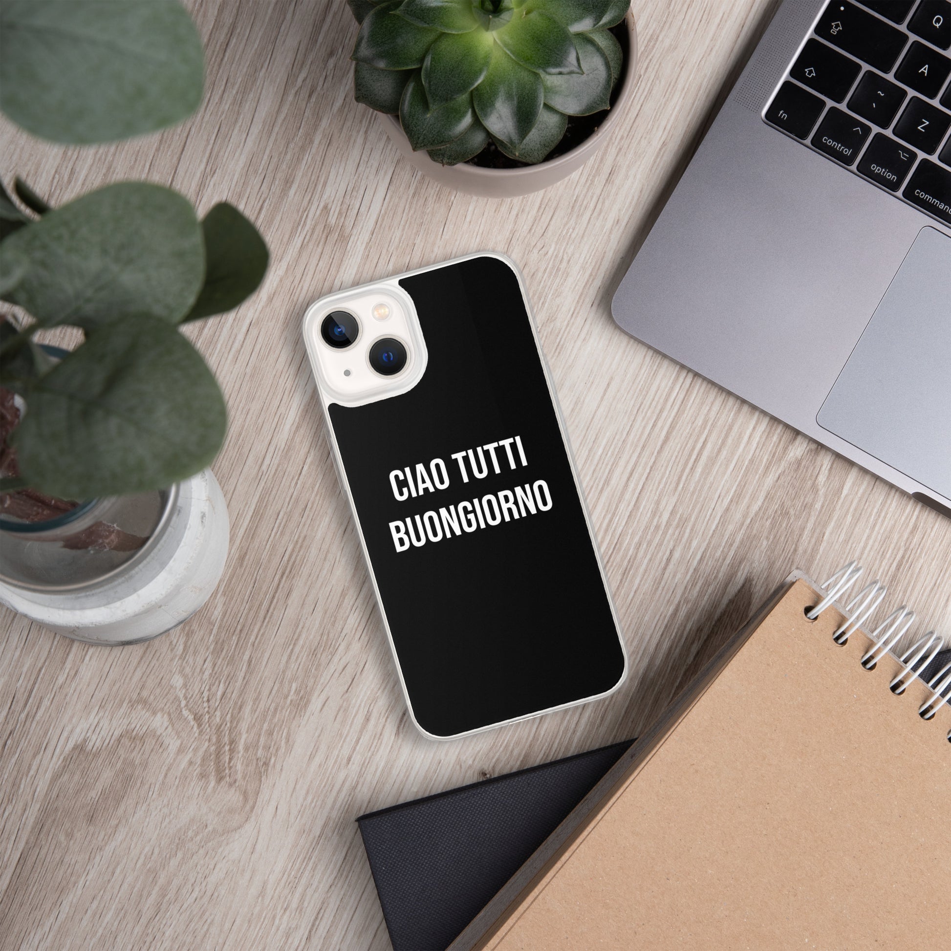 Ciao Tutti telefoonhoesje Iphone Zwart