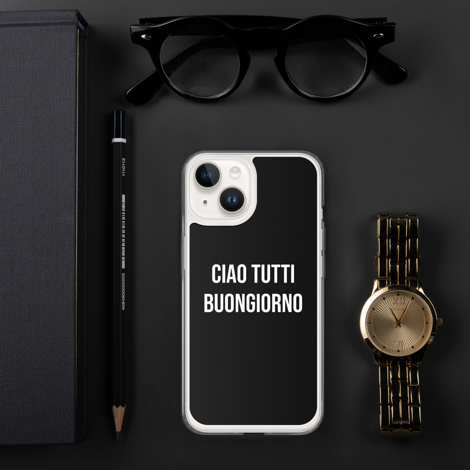 Ciao Tutti telefoonhoesje Iphone Zwart