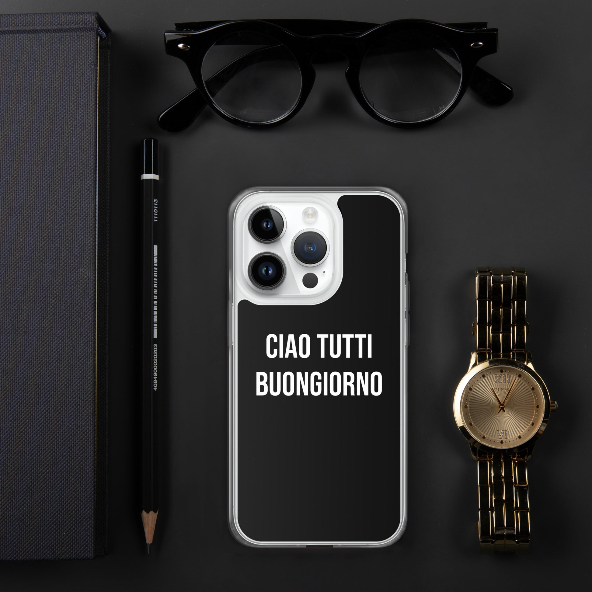 Ciao Tutti telefoonhoesje Iphone Zwart