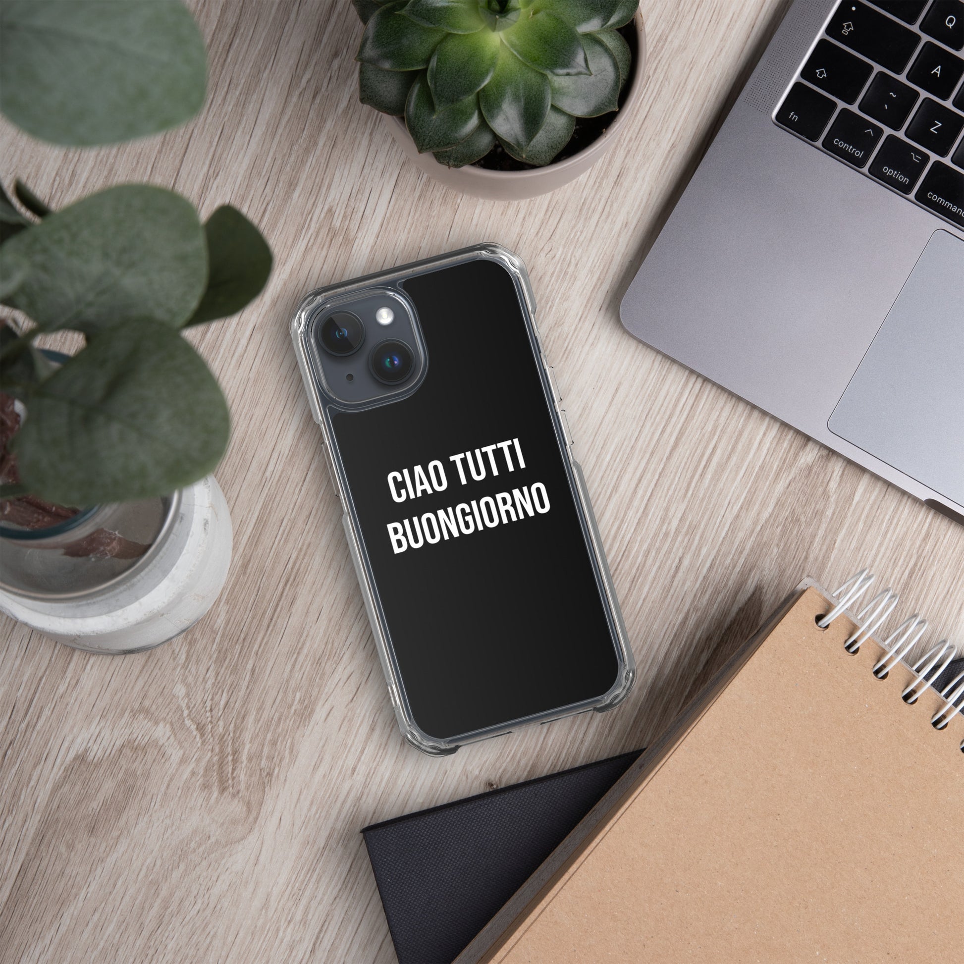 Ciao Tutti telefoonhoesje Iphone Zwart