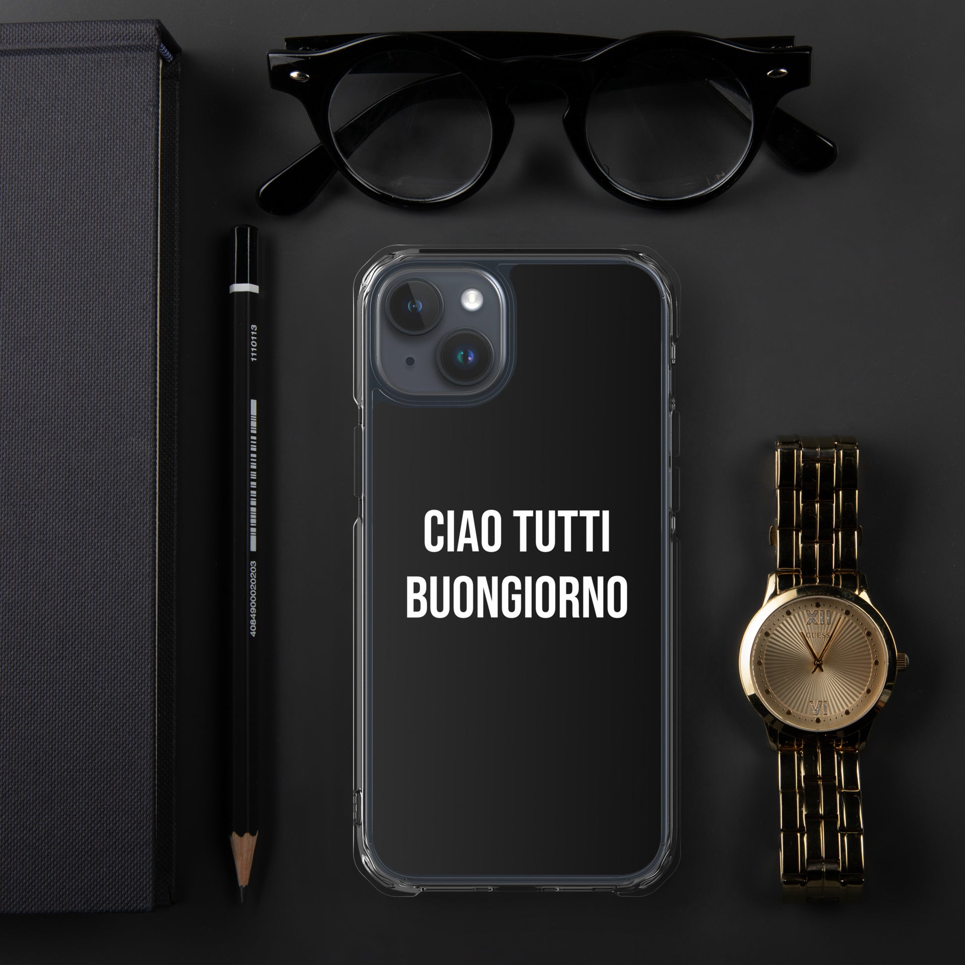 Ciao Tutti telefoonhoesje Iphone Zwart