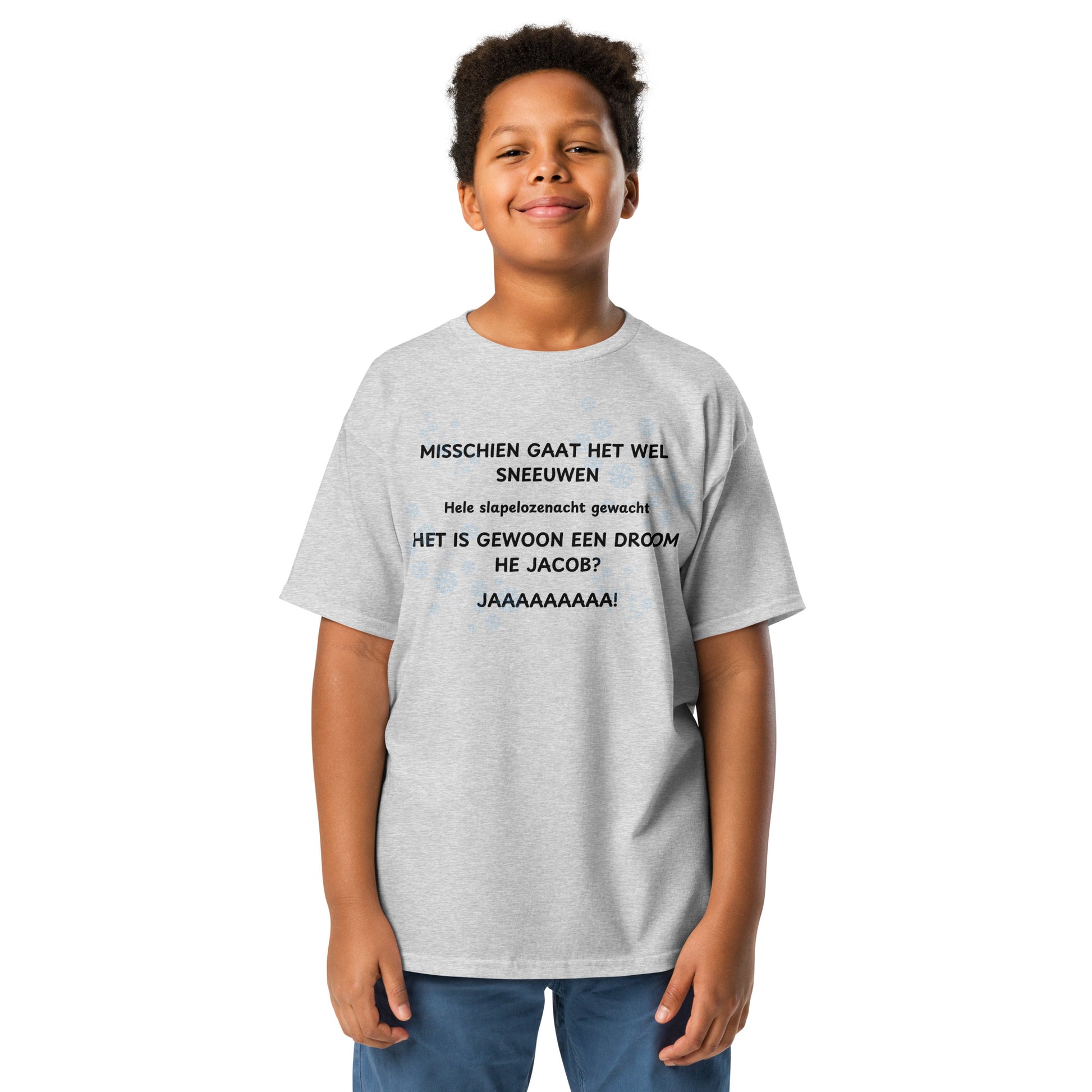 Grappig kids t-shirt van SILKZ®STUDIOS met Nederlandse tekst en comfortabele pasvorm