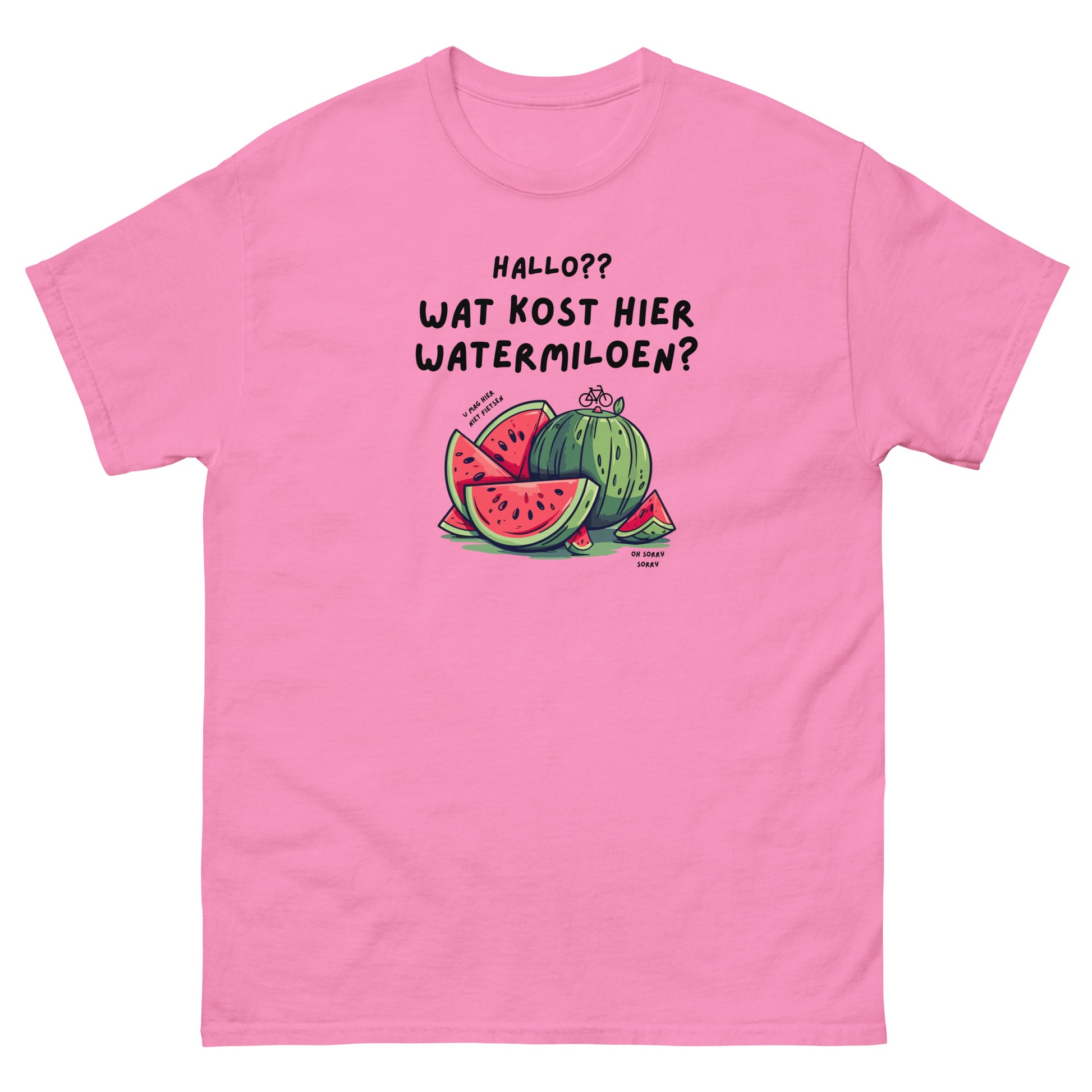 Watermeloen unisex t-shirt