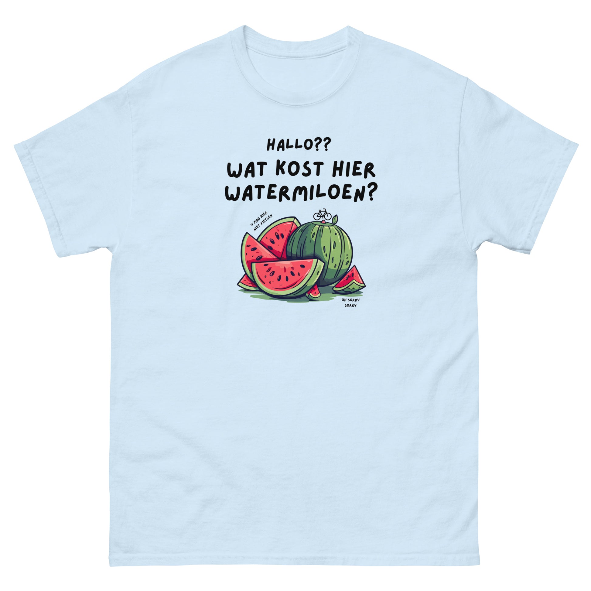 Watermeloen unisex t-shirt