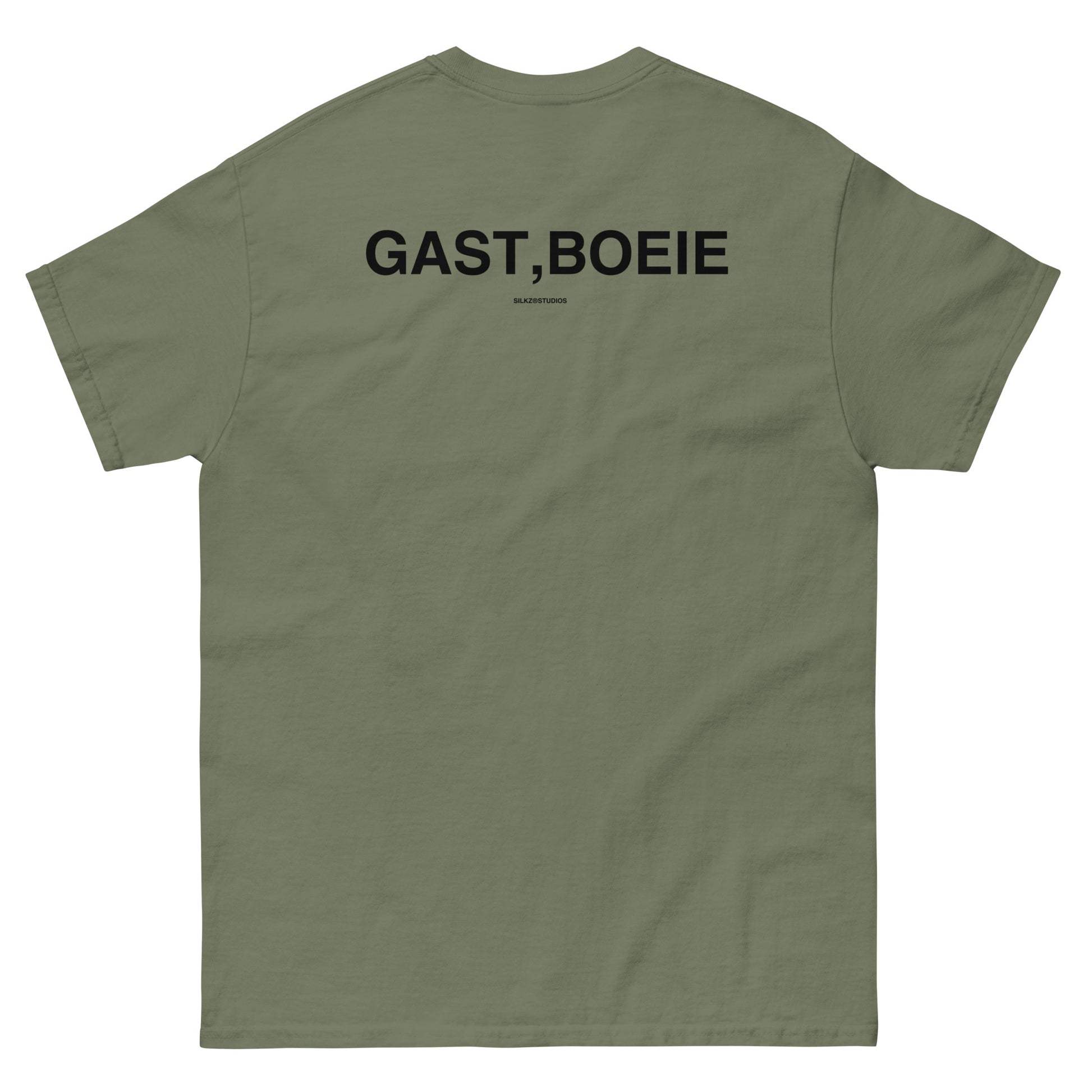 Gast, boeie Backprint T-shirt Unisex