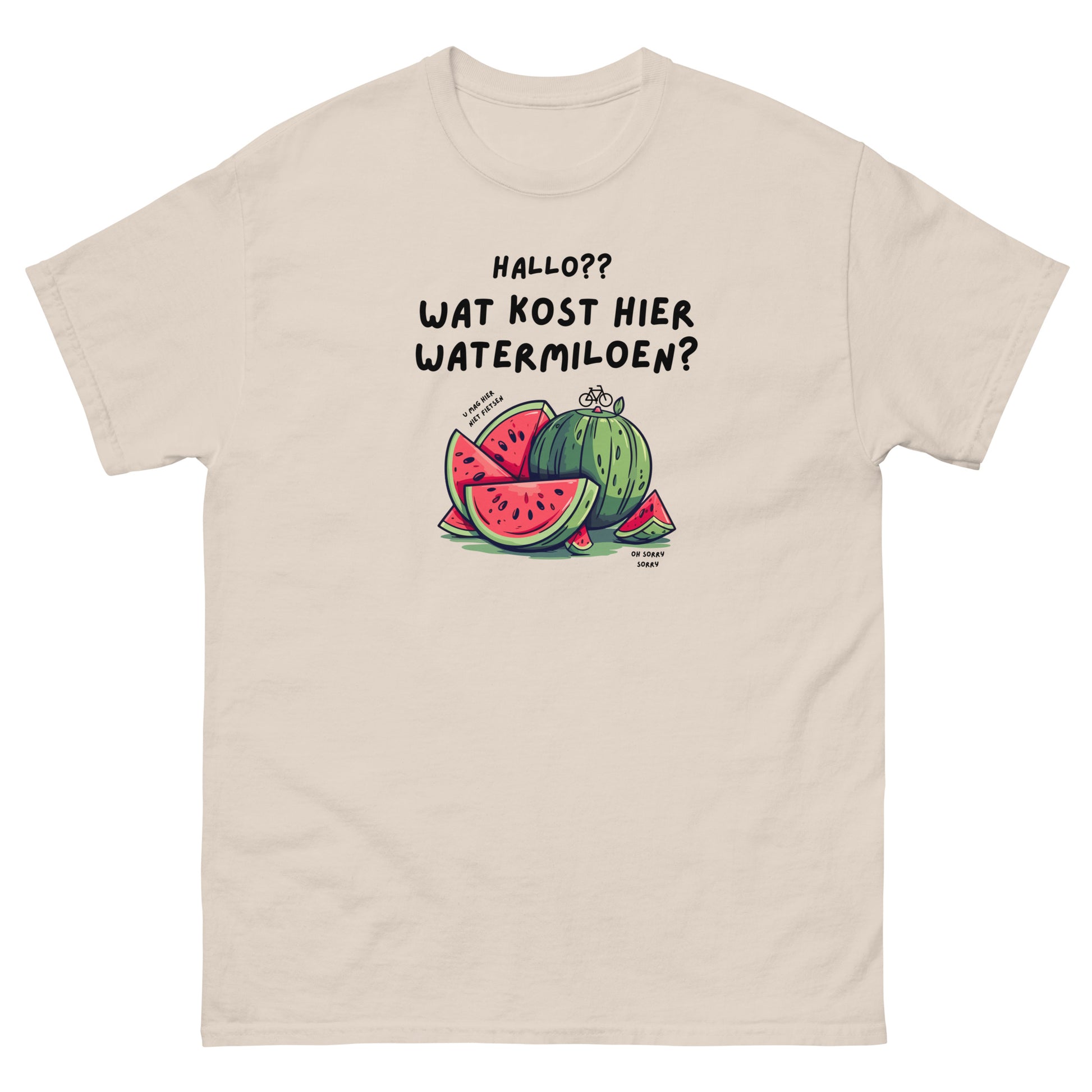 Watermeloen unisex t-shirt
