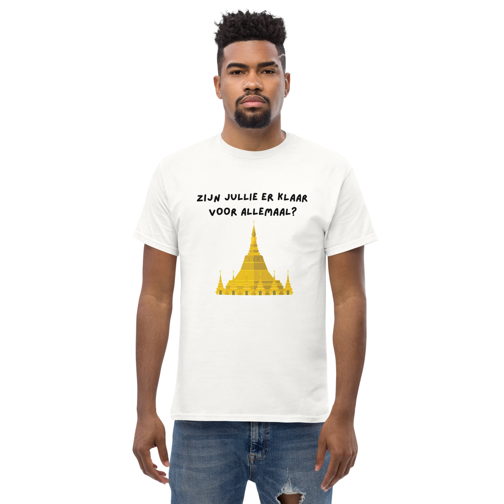 Zijn jullie er klaar voor allemaal Unisex T-shirt Tempel
