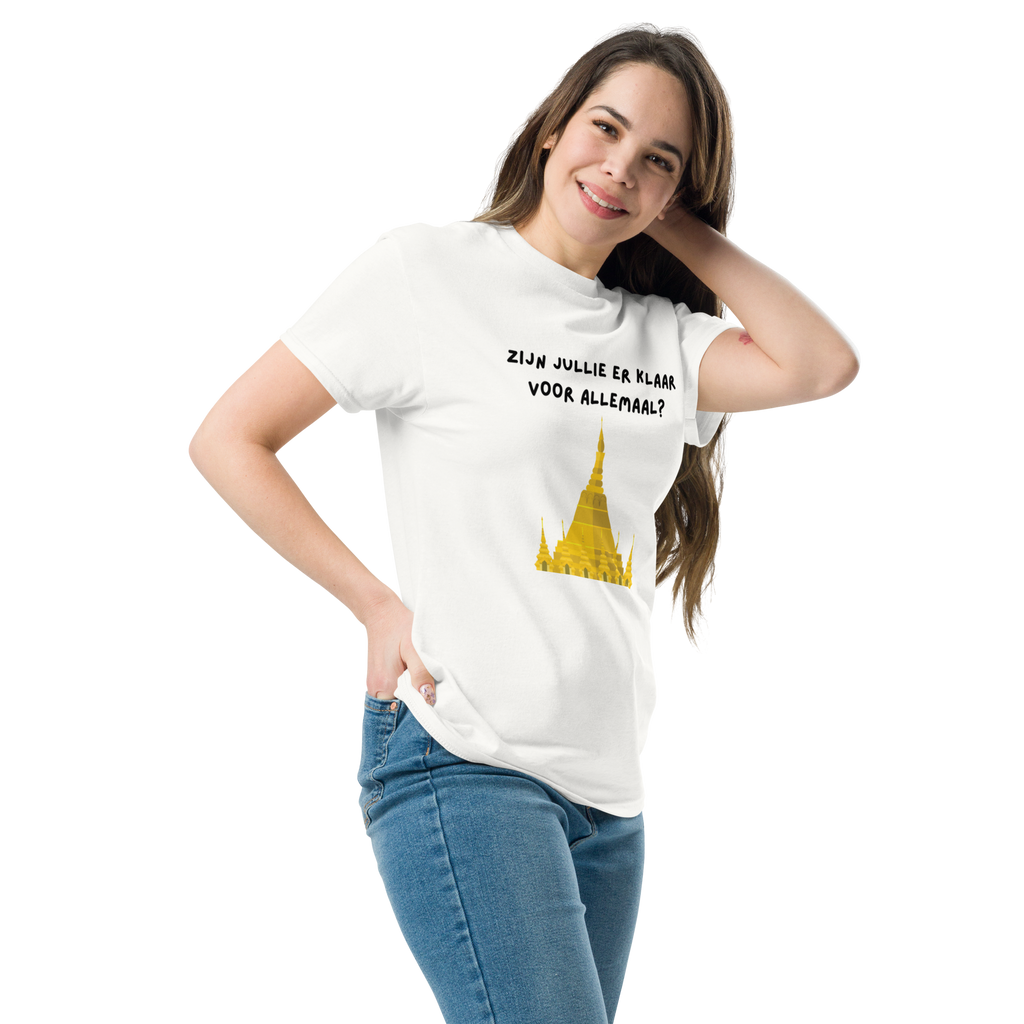Zijn jullie er klaar voor allemaal Unisex T-shirt Tempel
