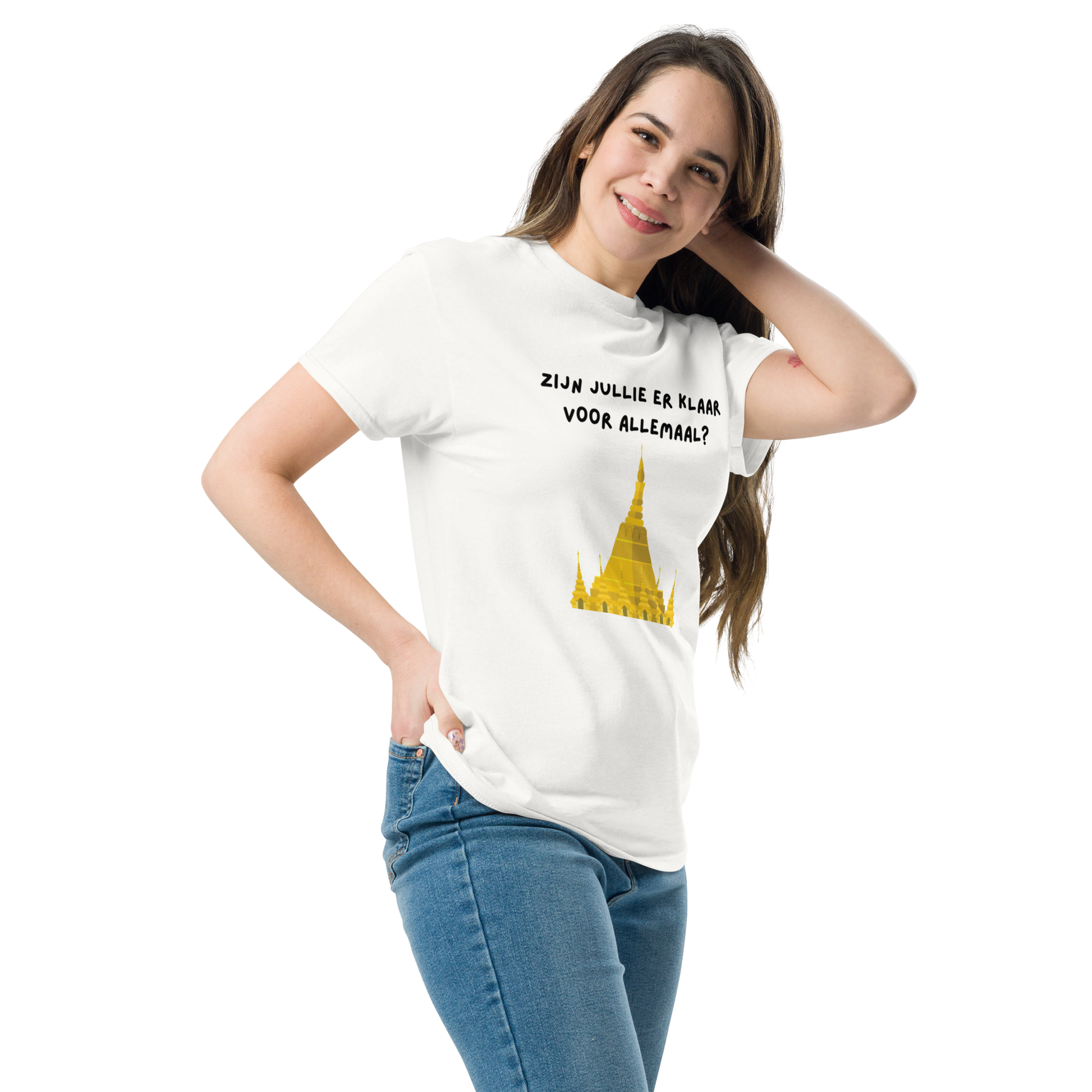 Zijn jullie er klaar voor allemaal Unisex T-shirt Tempel