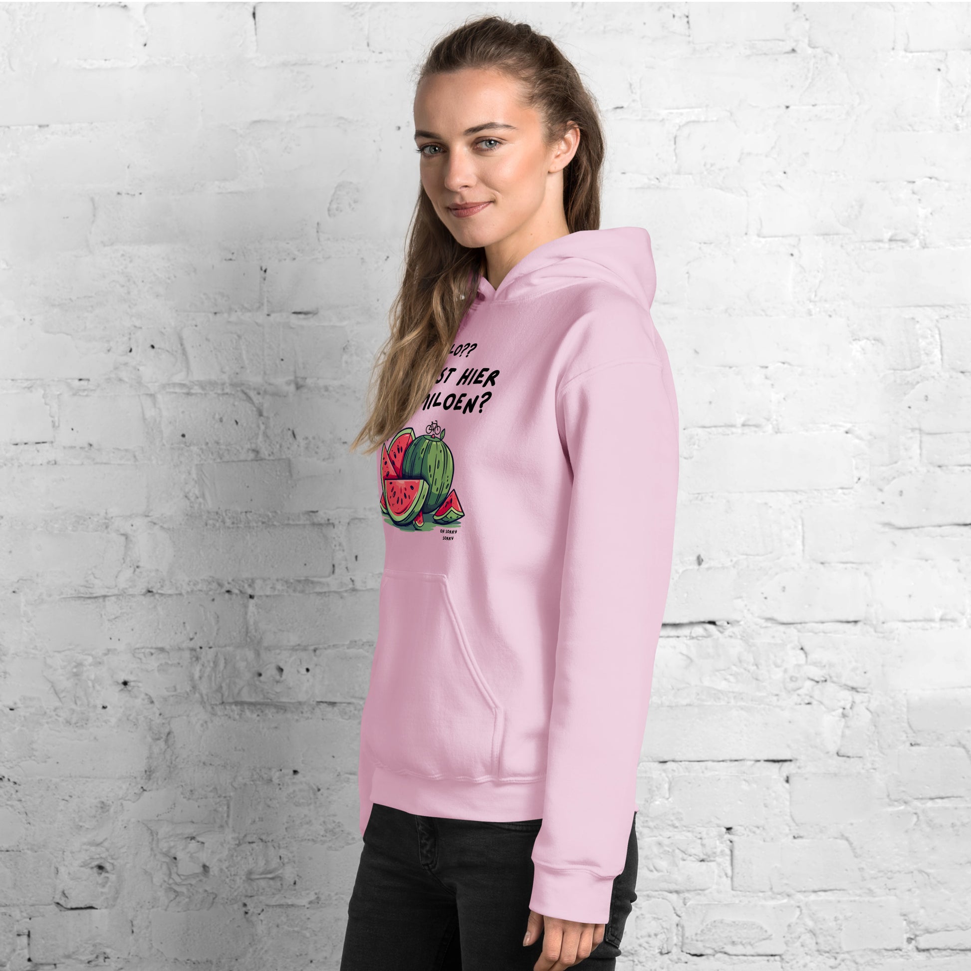 Watermeloen Unisex hoodie