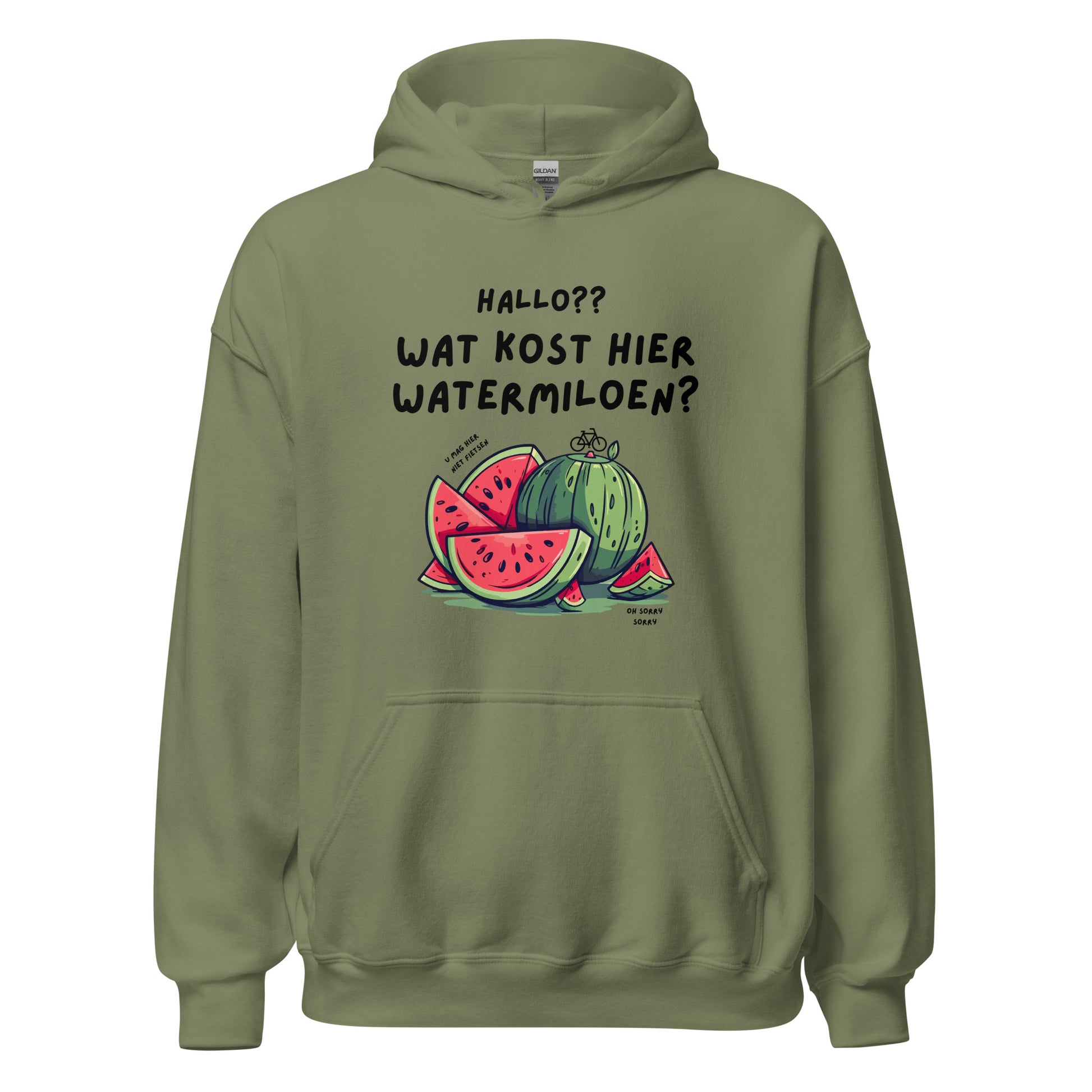 Watermeloen Unisex hoodie