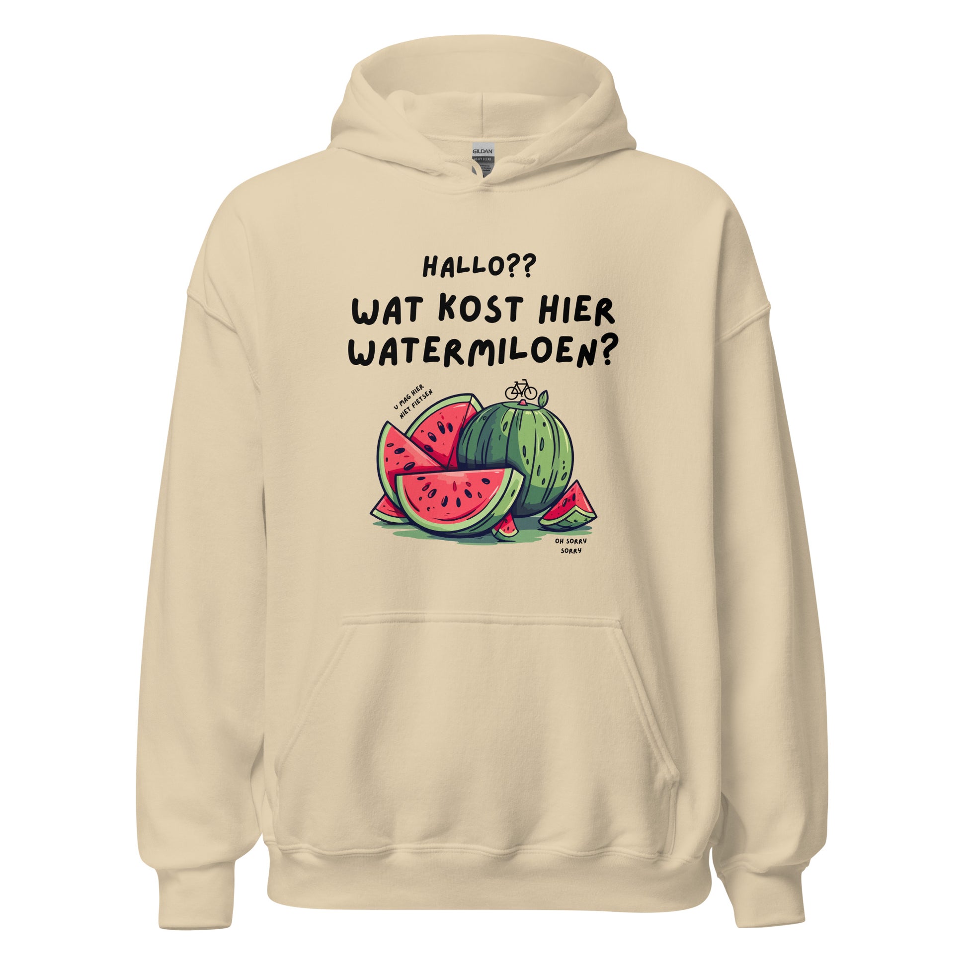 Watermeloen Unisex hoodie